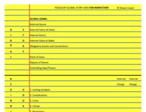 Foolscap Global Story Grid - Non Fiction