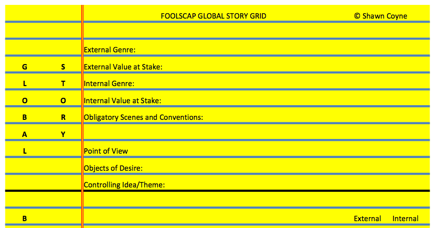 foolscap story grid blank story grid story grid template